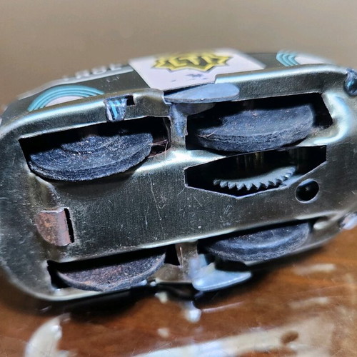 Metal wind-up police car Lucky Toy used (1999)