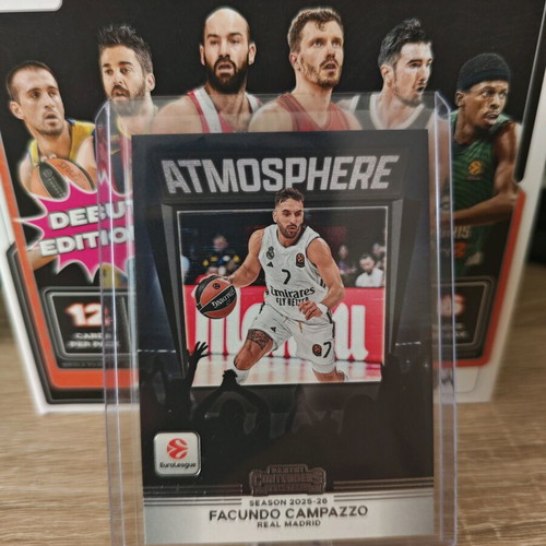 Facundo Campazzo 2025-2026 Panini Contenders Euroleague Atmosphere #13 like new