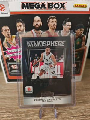 Facundo Campazzo 2025-2026 Panini Contenders Euroleague Atmosphere #13 like new