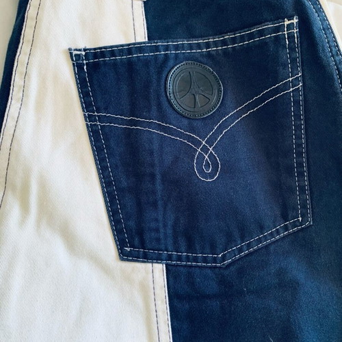 Moschino Jeans two-tone vintage denim, size 31