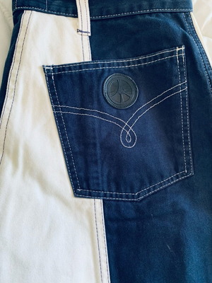 Moschino Jeans two-tone vintage denim, size 31