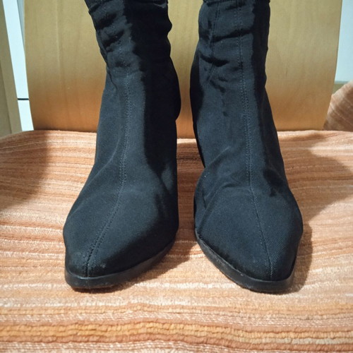 Haris Kazakos Leather Summer Sock Boots Size 39 Like New Made in Italy