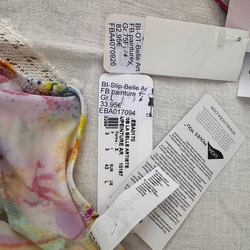 Lise Charmel Antigel swimsuit new, colorful, size 75F/L