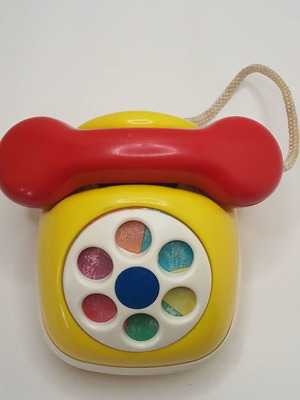 Vintage Ambi Toys 70s children's telephone used