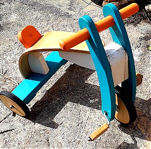 Ξύλινο Παιδικό ποδηλατάκι Waldorf απο 2 ως 5 χρονων περίπου, τρίκυκλο