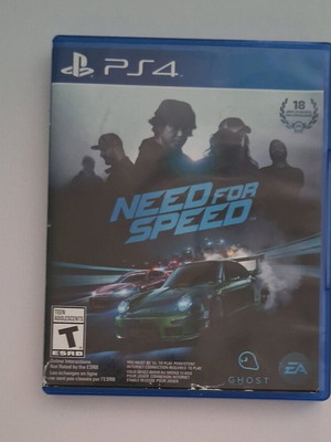 Need for Speed за PlayStation 4, употребявана с ръководство