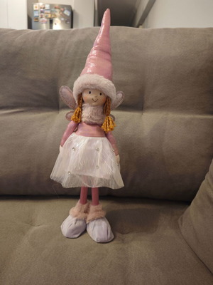 Decorative doll like new, 22cm height for girl's room