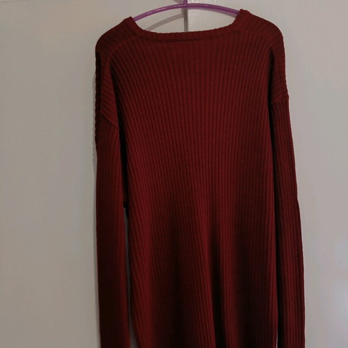 Canda wool sweater size XL like new, red