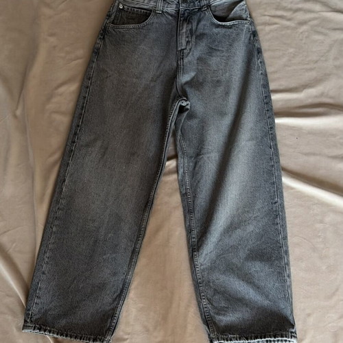 Pull & Bear STWD Washed Grey Baggy Jeans Like New