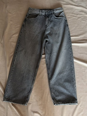 Pull & Bear STWD Washed Grey Baggy Jeans Like New