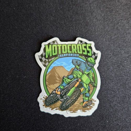 Motocross sticker new