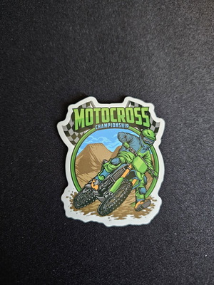 Motocross sticker new