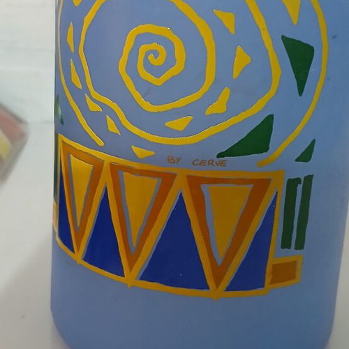Glass pitcher by Cerve like new