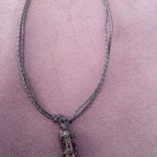 Tourmaline necklace new, raw black crystal protection