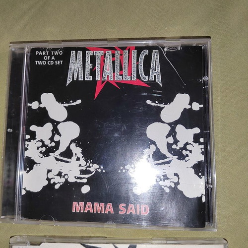 Metallica Mama Said 2-CD single set used, 1996 Vertigo