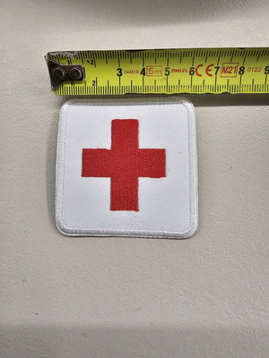 Κέντημα patches Ερυθρού Σταυρού καινούργιο χωρίς velcro