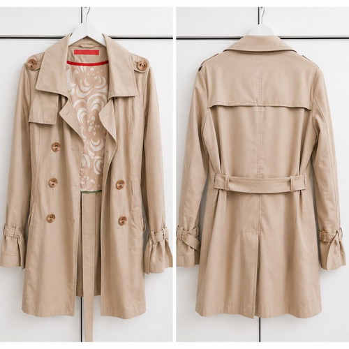 BSB trench coat, beige, size M