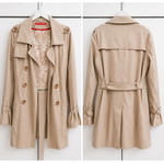BSB trench coat, beige, size M