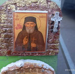 Gypsum magnet Saint Paisios new, hand-painted