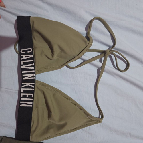 Calvin Klein bikini top and Calliope linen style shorts like new