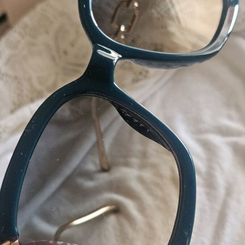 Sunglasses green with gold new