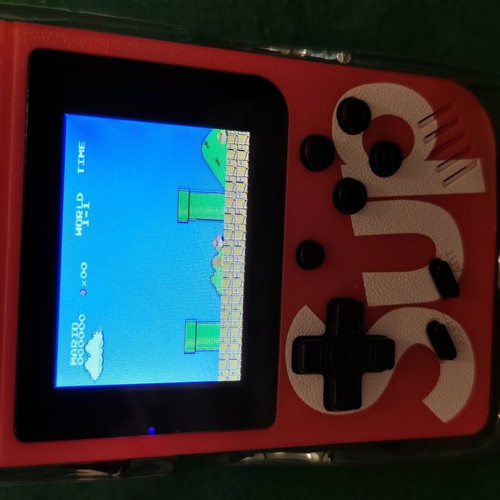 Sup Game Box 400 in 1 Plus portable retro console, red