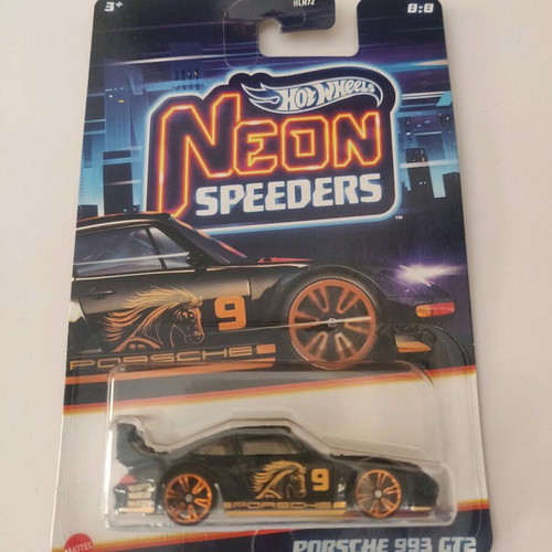 Hot Wheels Porsche 993 GT2 Neon new, full metal