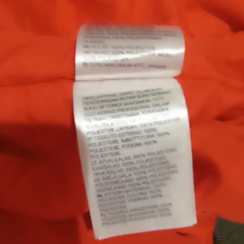 H&M Fly Jacket Unisex Like New Green Orange Size S