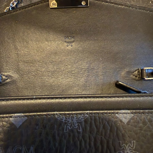 MCM Visetos crossbody bag black like new