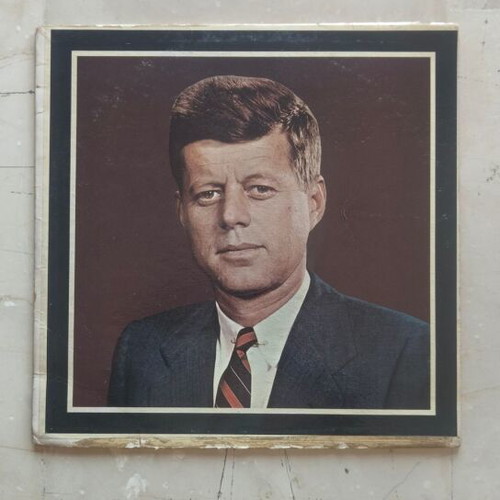 Rare LP record Kennedy speeches used
