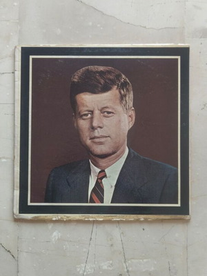Rare LP record Kennedy speeches used