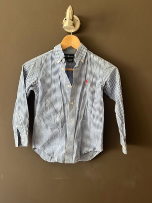 Ralph Lauren kids checkered shirt like new