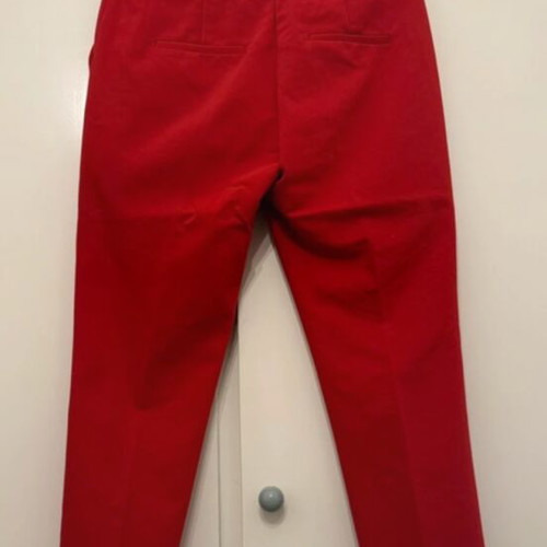 Stradivarius red office pants like new, size M