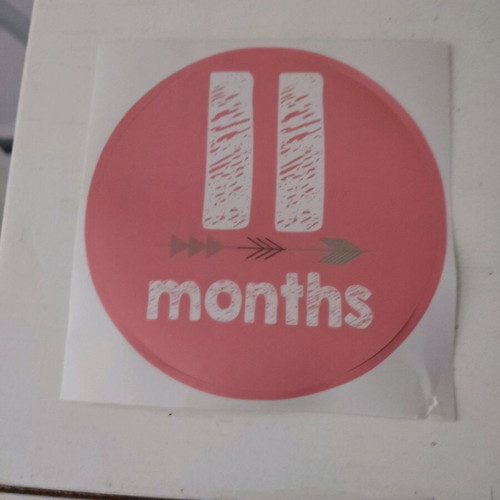 Sticker 11months new
