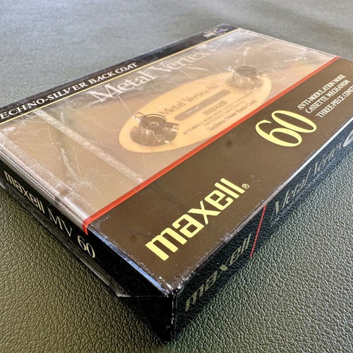 Maxell Metal Vertex MV60 cassette tape new, sealed