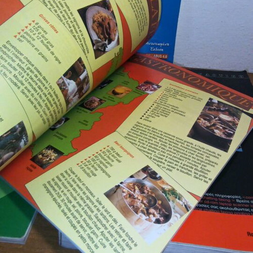 Educational books used, pack