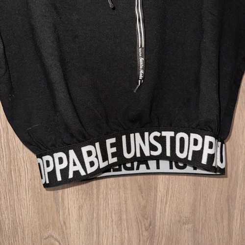 Thin hoodie refurbished, size small, black