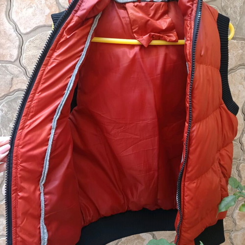 Unisex jacket size M brick red like new