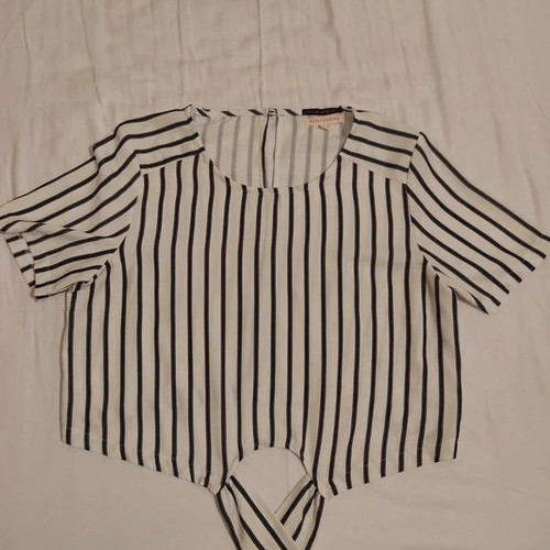 Striped blouse Funky Buddha like new, size M, short to navel