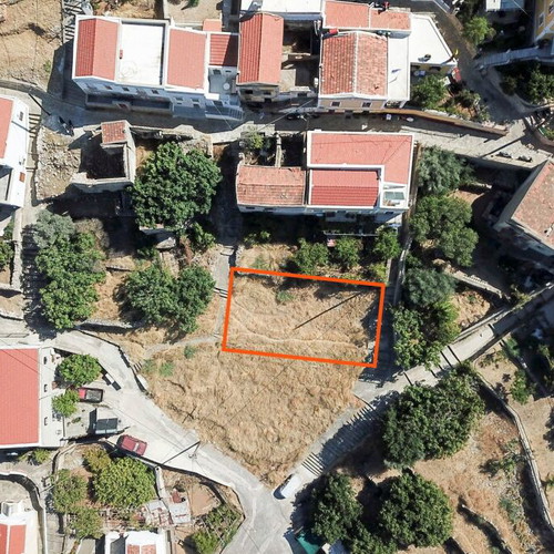 Land plot in Lieni, Symi, buildable, 200 m² with sea view