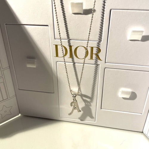 Monogram A Necklace Silver 925 like new