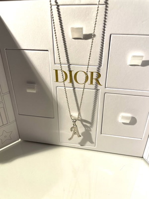 Monogram A Necklace Silver 925 like new