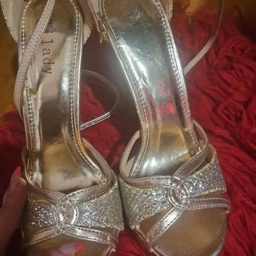 Pumps gold size 39 new