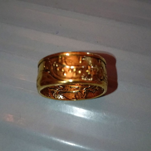 Liberty 1945 Ring New Gold Plated Vintage Style