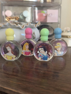Air Val Disney Princess Miniature Perfume Bottles 7ml like new