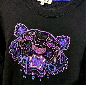 Kenzo purple embroidered tiger sweatshirt