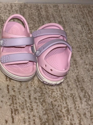 Crocs baby size 20 EU like new, lilac pink