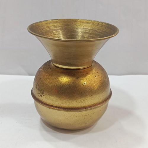 Vintage decorative miniature spittoon made of brass like new