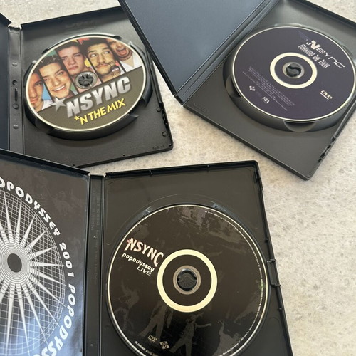 NSYNC DVD pack of 3 like new, pop genre
