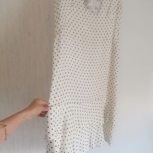 Vintage white sewn summer dress used